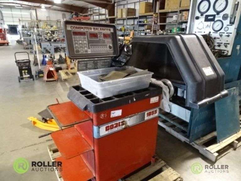 Coats Direct Drive 1055 Tire Balancing Machine Roller Auctions