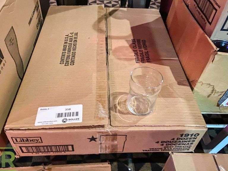 Box of Libbey Glasses - Roller Auctions
