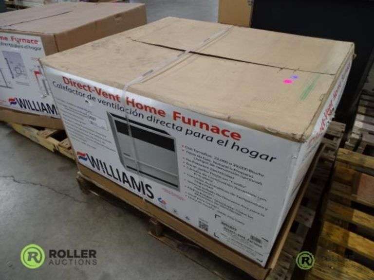 Williams 3003822 Direct Vent Home Furnace, Natural Gas - Roller Auctions