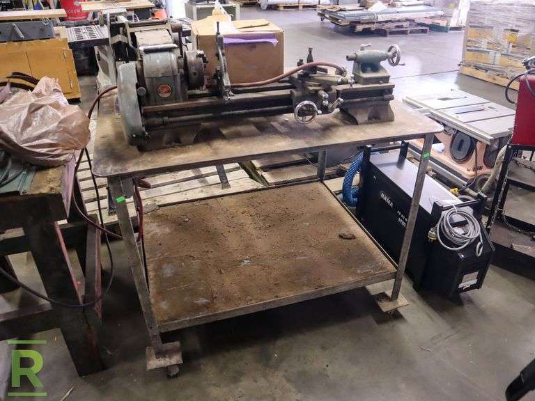 Atlas Shop Lathe With Stand - Roller Auctions