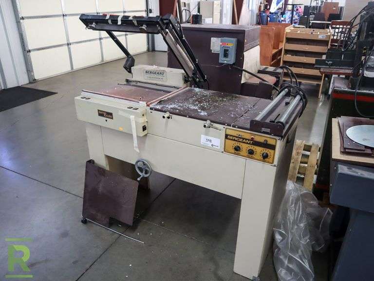 Sergeant 1620C Semi Automatic LBar Sealer Roller Auctions