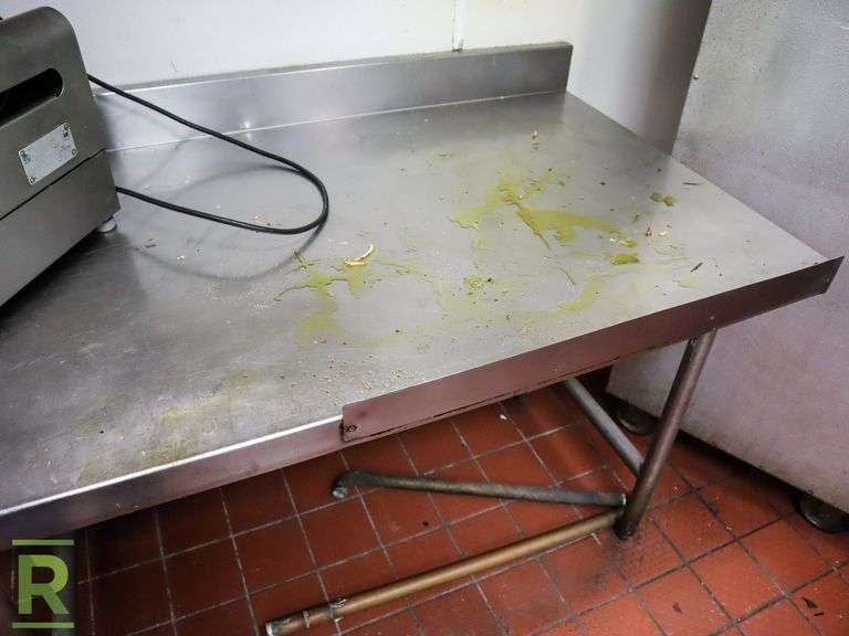 Stainless Steel Work Table, 29" x 96" - Roller Auctions