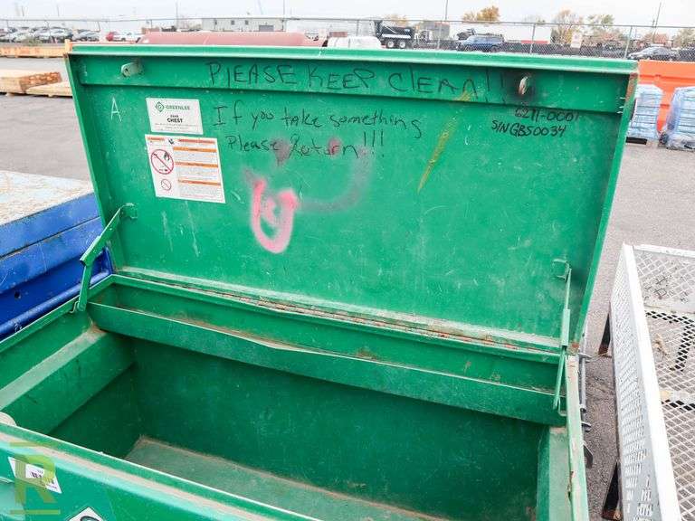 Greenlee Gang Box, 25"H x 48"L x 24"D, On Casters - Roller Auctions