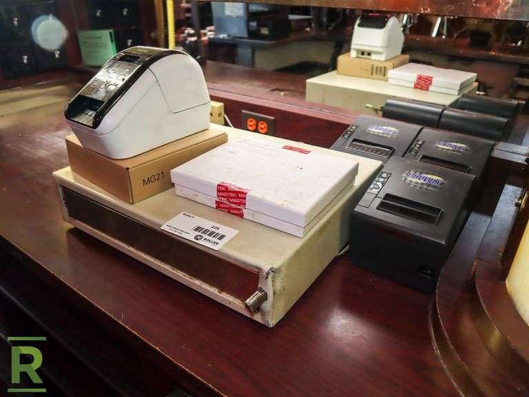 Router, Receipt Printers, Card Reader And Cash Box - Roller Auctions