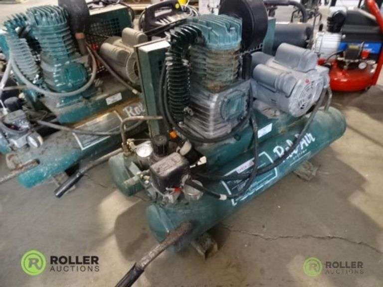 Rolair 5715K17 Gas 10Gallon Twin Tank Horizontal Air Compressor