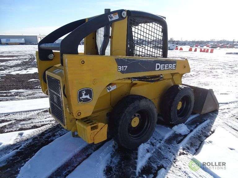 2008 JOHN DEERE 317 SKID STEER LOADER, Auxiliary Hydraulics, Rear