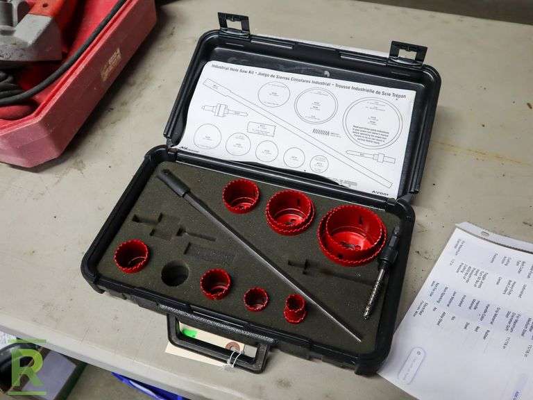 Morse Industrial Hole Saw Kit Roller Auctions