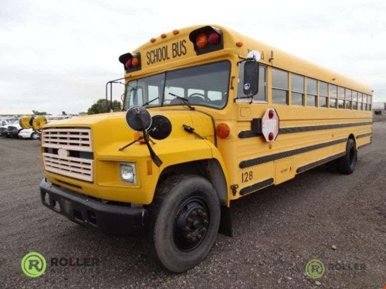 1986 FORD WARD 65PASSENGER SHCOOL BUS, V8, Automatic, 24,000lbs GVWR, Odometer Reads 147,662