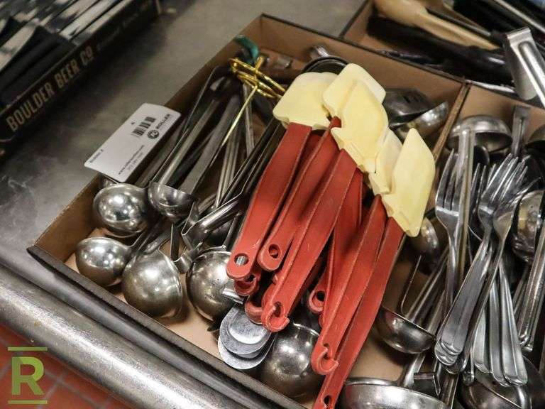 (3) Trays Of Kitchen Utensils - Roller Auctions