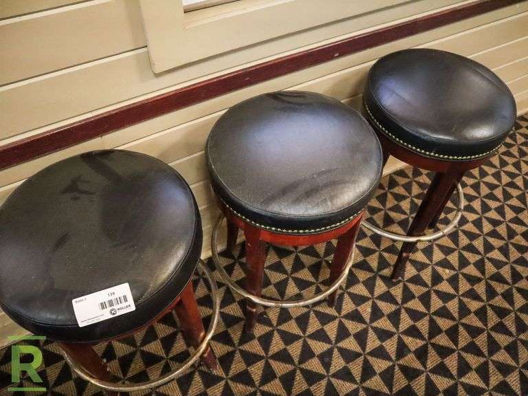 (3) Bar Stools - Roller Auctions
