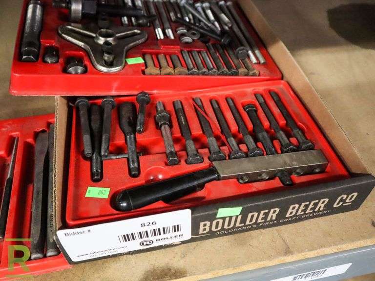 Tray of Snap-On Punches and Gear Pullers - Roller Auctions