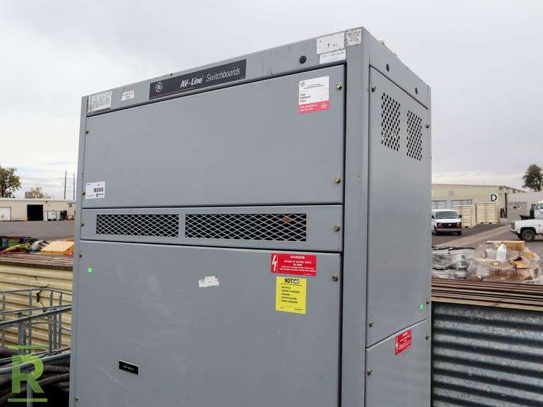 GE Electrical Switchboard, 78"H x 40"W x 20"D - Roller Auctions
