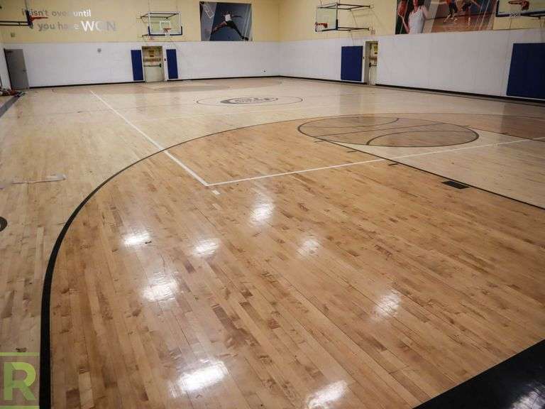 Hard Maple Basketball Court Flooring - Roller Auctions