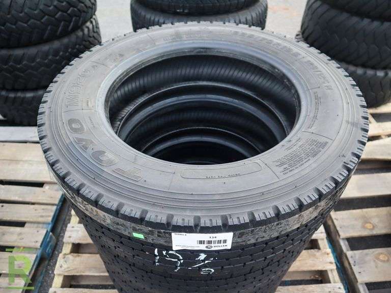 (4) 2019 Toyo 225/70R19.5 Tires - Roller Auctions