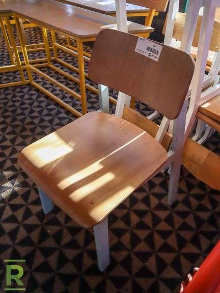 (9) Wood And Metal Dining Chairs - Roller Auctions
