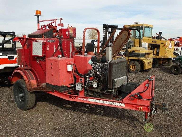 1999 CRAFCO SS125 Towable Crack Sealing Machine, Isuzu 3Cylinder