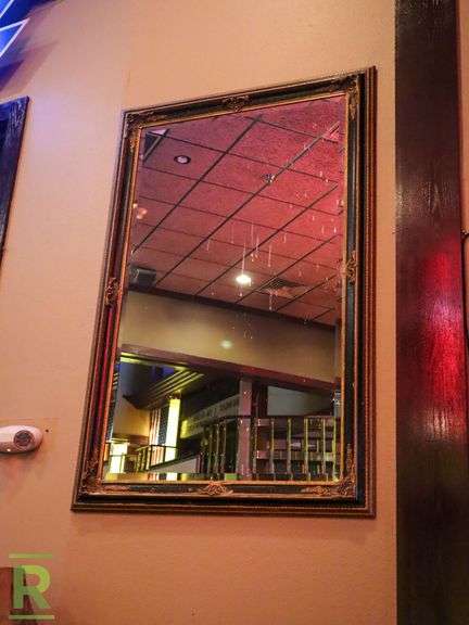 Brown Frame Mirror - Roller Auctions