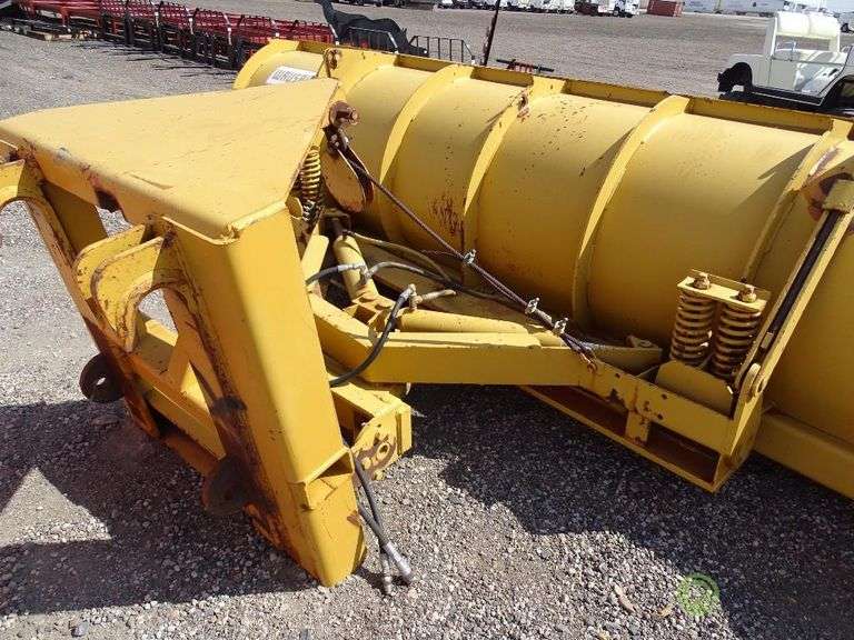 Wausau 14ft Hydraulic Snow Plow to Fit Wheel Loader Roller Auctions