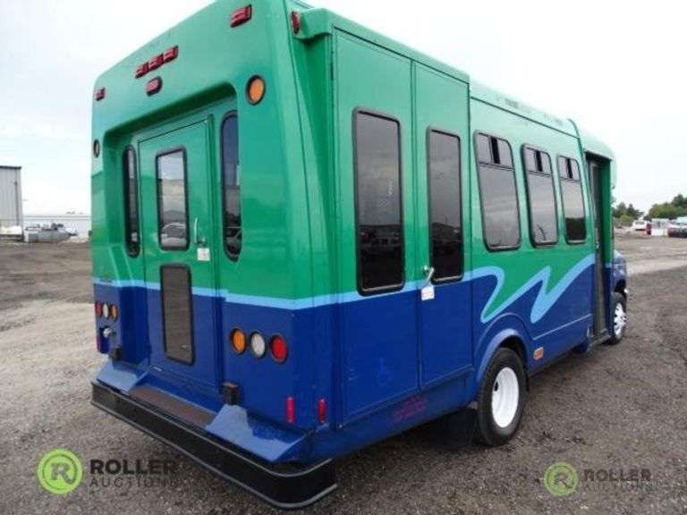 2011 FORD E450 SUPER DUTY 12PASSENGER SHUTTLE BUS, 5.4L Hybrid, Automatic, Dually, Braun
