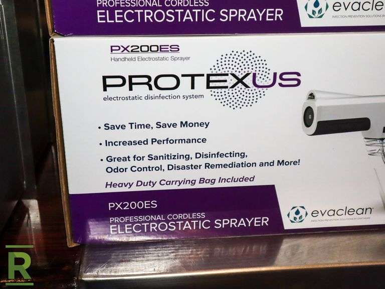 (2) New Protexus PX200ES Electrostatic Sprayers - Roller Auctions
