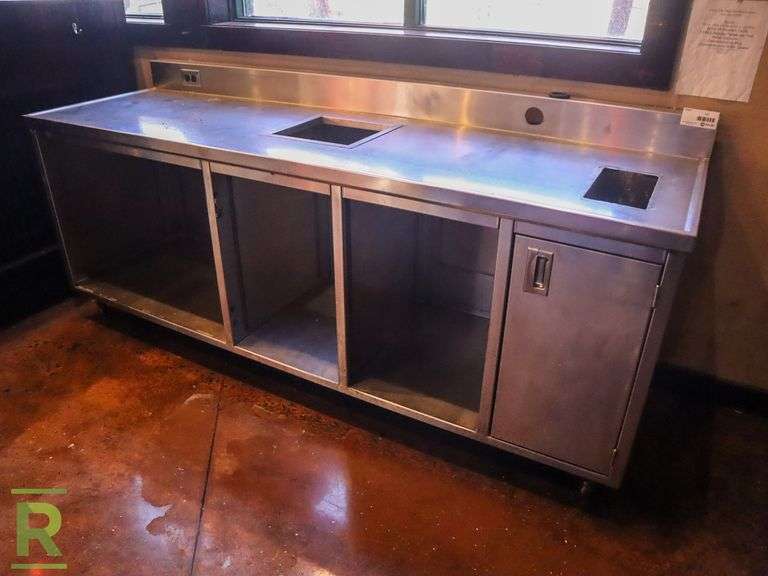 Stainless Steel Cabinet With Electrical, 94" x 30" - Roller Auctions