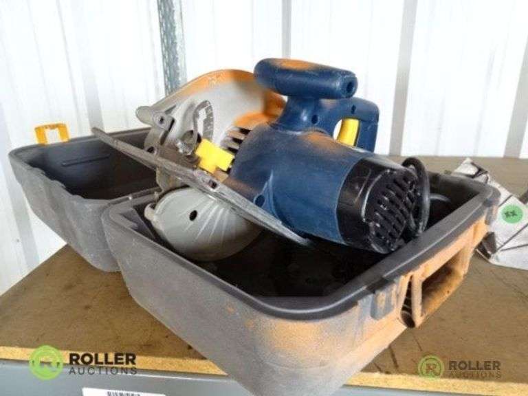 Ryobi CSB121 71/4in Skill Saw and Sprinkler Roller Auctions