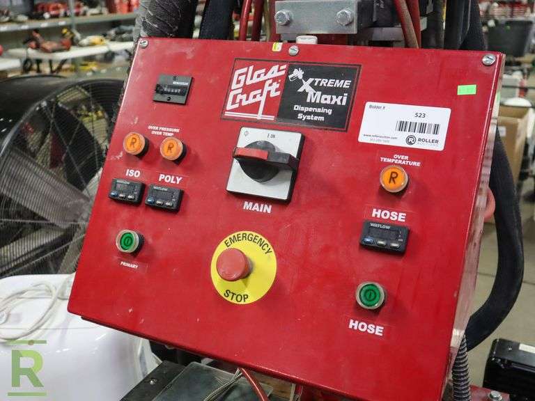 GlasCraft 2360000F Spray Foam Machine Roller Auctions