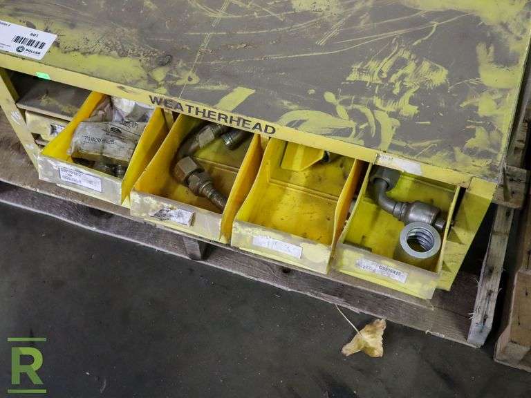(3) Weatherhead Hardware Bins - Roller Auctions