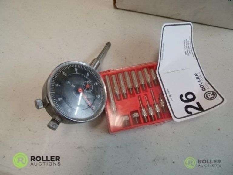 Dial Indicator w/ Tip Set, .001 Roller Auctions