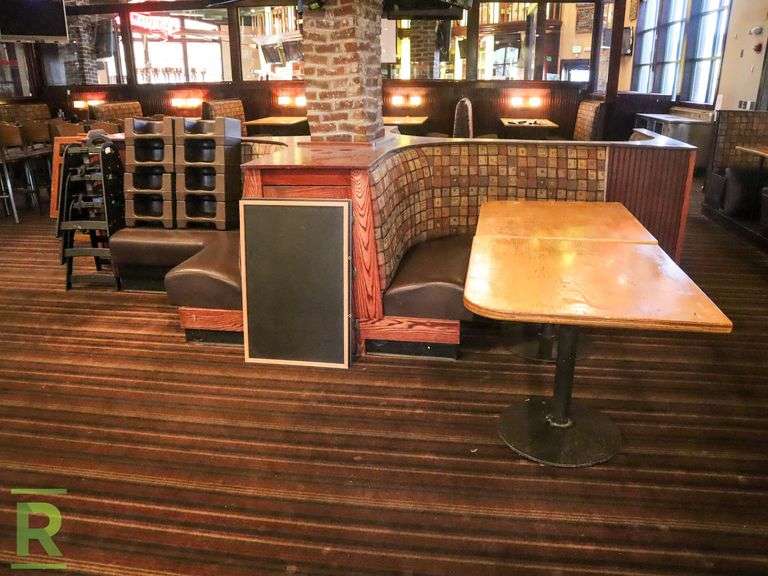 Booth Package, (8) Singles, 54" x 24", (12) Doubles, 54" x 48", (15) Tables, 54" x 30" And (4) Corner Booths - Roller Auctions