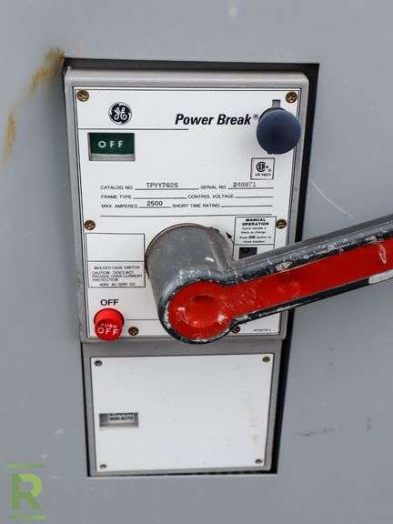 GE Electrical Switchboard, 78"H x 40"W x 20"D - Roller Auctions