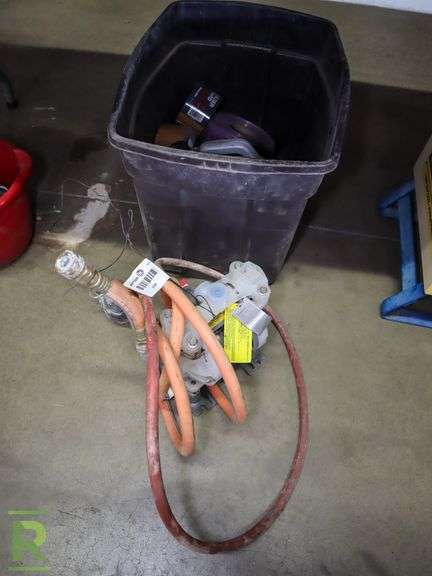 IWAKI TC-X152PS-PP-NPT Diaphragm Pump With Tote Of Tape & Diesel 911 - Roller Auctions
