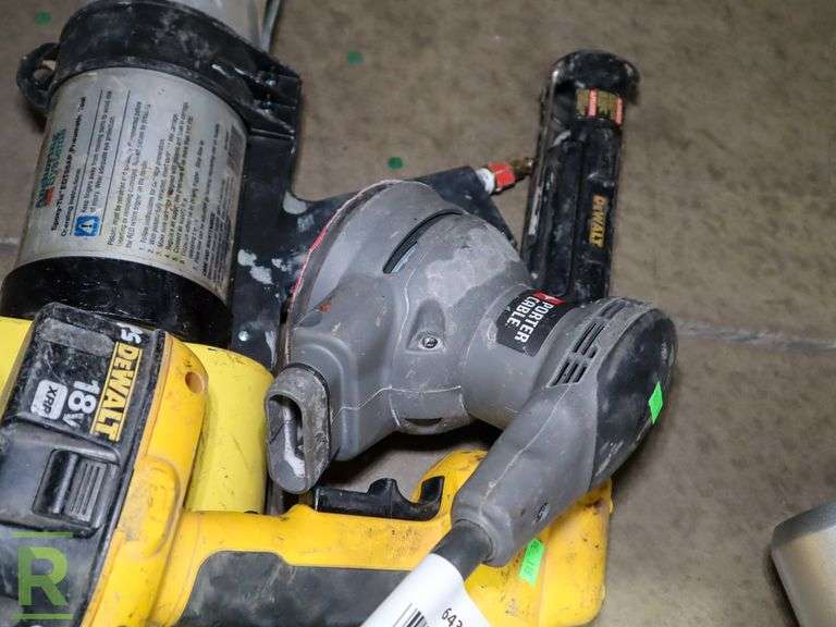 Anchoring Systems EDT65AP Pneumatic Epoxy Gun With DeWalt Caulk Gun