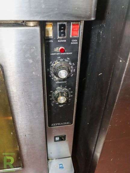 Blodgett Zephaire Double Stock Convection Oven On Casters, Gas - Roller Auctions