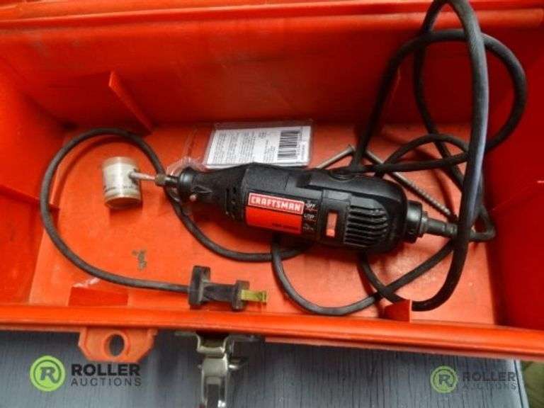 Craftsman 2Speed Rotary Dremel Tool and Attachments Roller Auctions