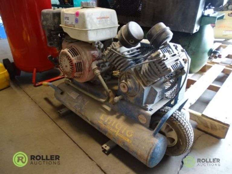 Emglo 8HGA8P Twin Tube Gas Air Compressor With Honda Engine
