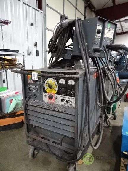 Lincoln Idealarc DC-400 Arc Welder With Lincoln LN-7 Wire Feeder, Torch