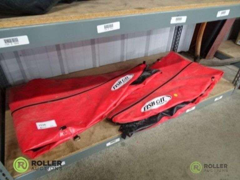 (2) Fish Cat Streamer XL Kayak Covers Roller Auctions