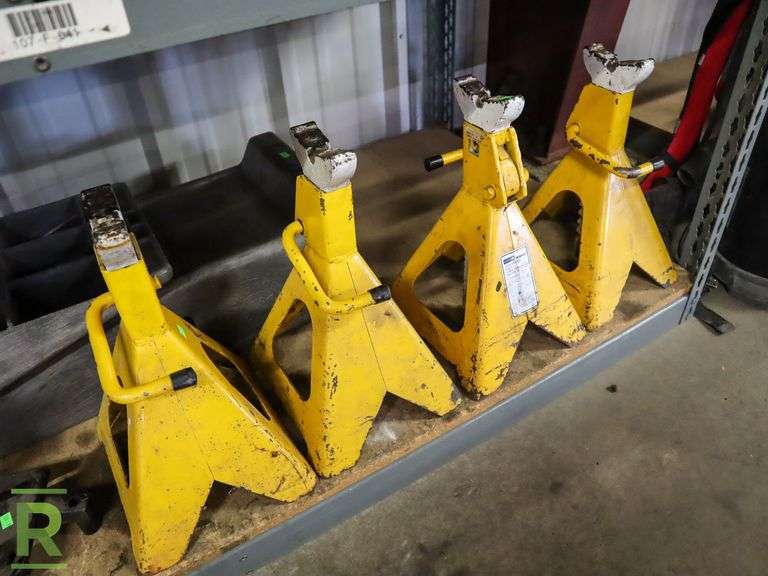 (4) Wilmar Jack Stand, Engine Stand Adapters and (2) Ramps - Roller Auctions
