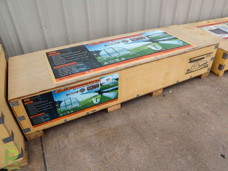 New TMG Industrial TMG-GH1260 Tunnel Greenhouse Grow Tent, 12' x 60' - Roller Auctions