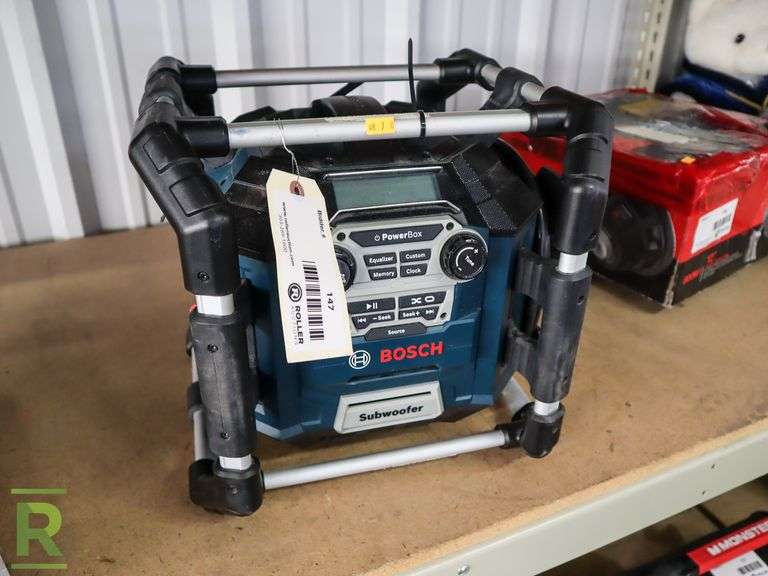 Bosch PB360S Jobsite Radio / Power Box Roller Auctions