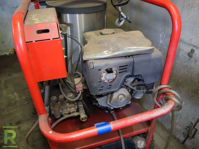 Hotsy Hot Water Pressure Washer With Honda GX340 Engine Roller Auctions