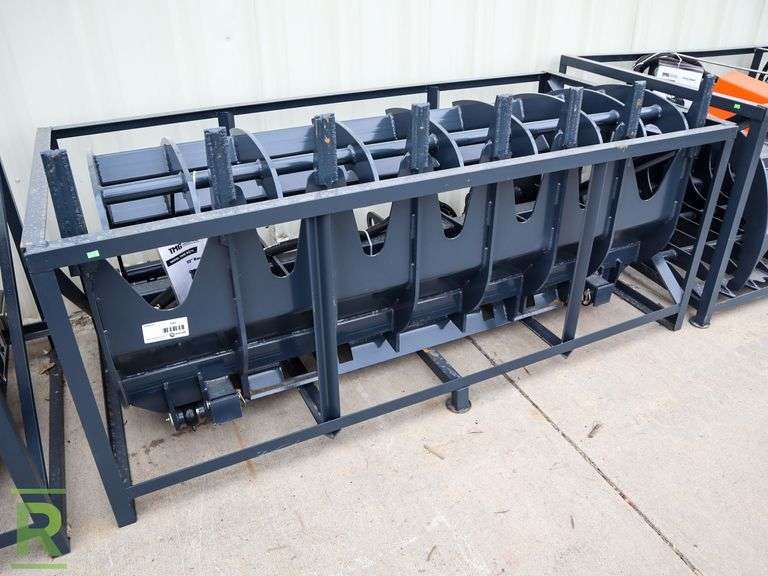 New TMG Industrial TMG-RG72 72" Root Rake Grapple Attachment to Fit Skid Steer (Please Check All Fluids, Fittings, Hardware and Connections Prior To Use) - Roller Auctions