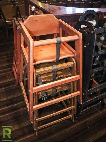 (6) Highchairs And (8) Booster Seats - Roller Auctions
