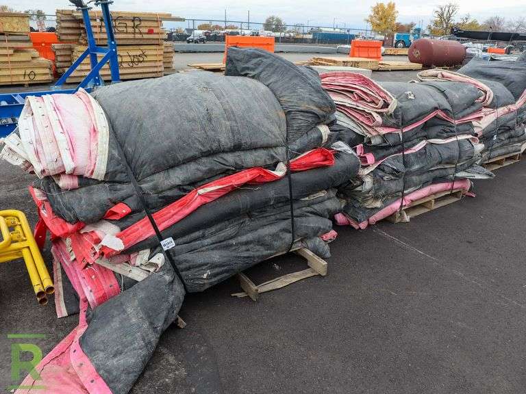 (2) Pallets Of Concrete Curing Blankets, (20) Total Blankets - Roller Auctions