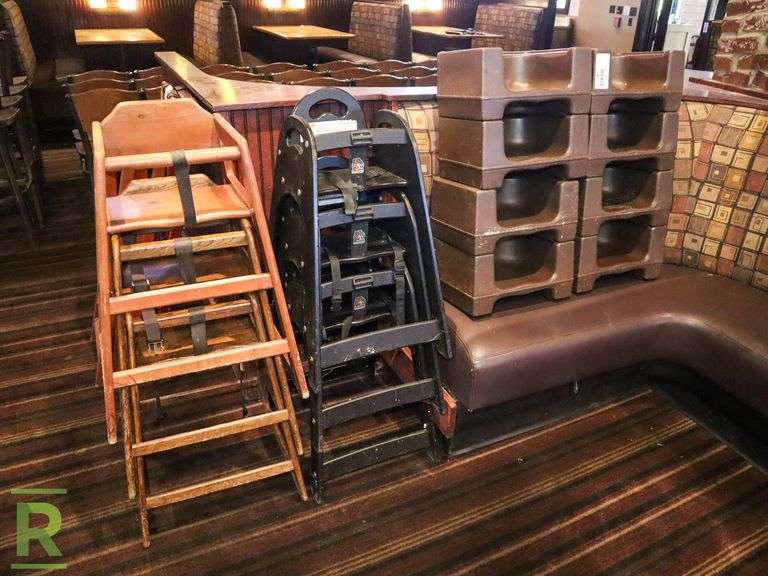 (6) Highchairs And (8) Booster Seats - Roller Auctions