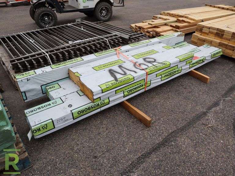 (5) Rosboro Wood Beams, (2) 5', (1) 8', (1) 9', (1) 10' - Roller Auctions