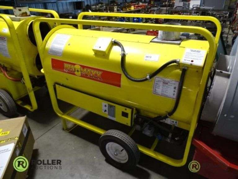 Red Maxx RM350IDG Dual Fuel 350000-BTU Tube Heater - Roller Auctions