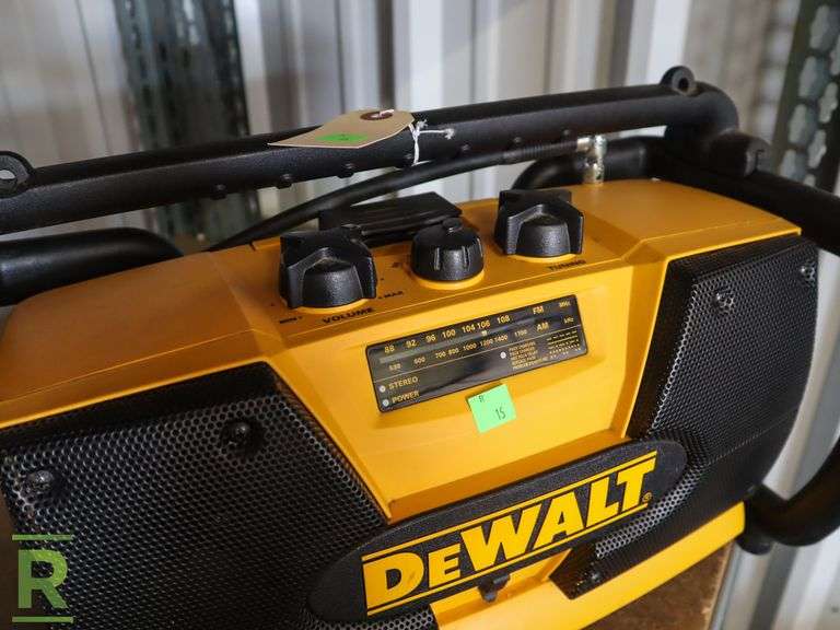 DeWalt Jobsite Radio and Sanyo Boom Box - Roller Auctions