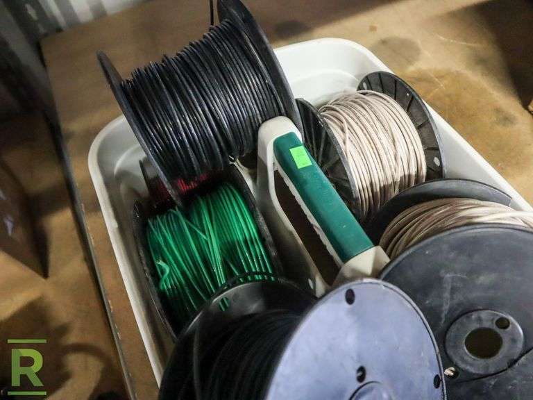 Tray of Electric Wire - Roller Auctions